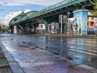 Berlin, Germany: Bridge in the Cityscape