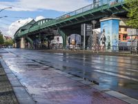 Berlin, Germany: Bridge in the Cityscape