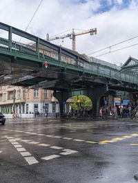 Berlin, Germany: City Bridge over Water