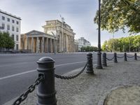 Berlin, Germany: City Road with Tree