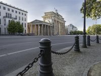 Berlin, Germany: City Road with Tree