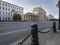 Berlin, Germany: City Road with Tree