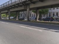 Berlin, Germany Cityscape with Asphalt Bridge