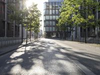 Berlin, Germany: Cityscape Straight Down the Road