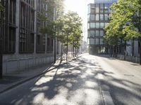 Berlin, Germany: Cityscape Straight Down the Road