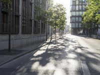 Berlin, Germany: Cityscape Straight Down the Road