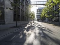 Berlin, Germany: Cityscape Straight Down the Road