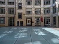 Berlin, Germany: A Classic Brick Wall Courtyard