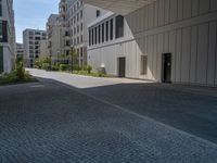 Berlin, Germany: Clear Sky and Modern Architecture in the Business District