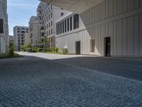 Berlin, Germany: Clear Sky and Modern Architecture in the Business District