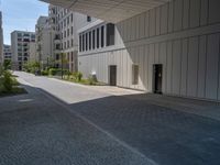 Berlin, Germany: Clear Sky and Modern Architecture in the Business District