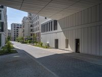 Berlin, Germany: Clear Sky and Modern Architecture in the Business District