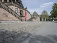 Berlin, Germany: Cobblestone Road and City Life 005