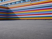 Colorful Mural in Berlin, Germany (Parking Lot 001)