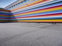 Colorful Mural in Berlin, Germany (Parking Lot 002)