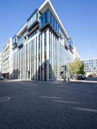 Berlin Germany Corporate Headquarters with Glass Wall 001