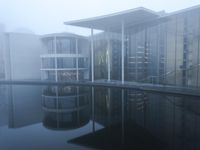 Foggy Dawn in Berlin, Germany