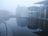 Foggy Dawn in Berlin, Germany