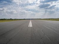 Berlin, Germany Landscape: Asphalt Road