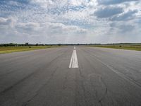 Berlin, Germany Landscape: Asphalt Road