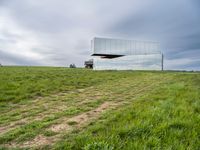 Berlin, Germany Landscape: Grass and Buildings