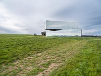 Berlin, Germany Landscape: Grass and Buildings