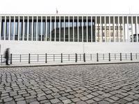 Berlin, Germany: Modern Architecture and Cobblestone Streets at Dawn