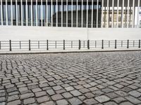 Berlin, Germany: Modern Architecture and Cobblestone Streets at Dawn