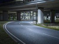 Berlin, Germany: Night View of Modern Architecture