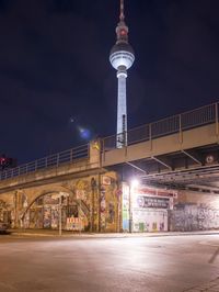Berlin, Germany: Nighttime View of City Architecture