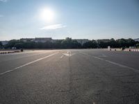 Berlin, Germany: Open Space with Grass on a Sunny Day