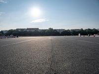 Berlin, Germany: Open Space with Grass on a Sunny Day