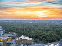 Berlin, Germany Panorama at Dawn