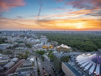 Berlin, Germany Panorama at Dawn