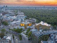 Berlin, Germany Panorama at Dawn