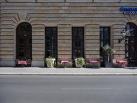 Berlin, Germany: Pink Facade Building 001