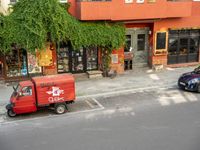 Berlin, Germany: Road, Parking, and Residential Buildings