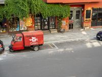 Berlin, Germany: Road, Parking, and Residential Buildings