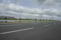 Suburban Landscape of Berlin, Germany: A View of the Highway