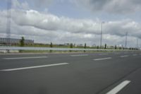 Suburban Landscape of Berlin, Germany: A View of the Highway