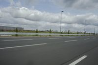 Suburban Landscape of Berlin, Germany: A View of the Highway