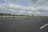 Suburban Landscape of Berlin, Germany: A View of the Highway