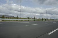 Suburban Landscape of Berlin, Germany: A View of the Highway