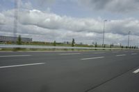 Suburban Landscape of Berlin, Germany: A View of the Highway