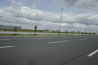 Suburban Landscape of Berlin, Germany: A View of the Highway