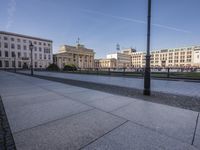 Berlin, Germany: Town Square with Classic Architecture