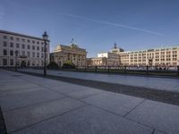 Berlin, Germany: Town Square with Classic Architecture