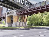 Berlin, Germany: Tree-Lined Roads and Underpasses