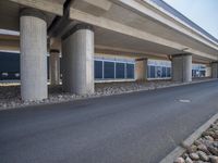 Underpass in Berlin, Germany: Concrete Bridge Connecting Highways