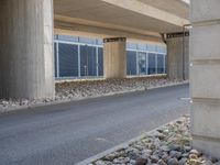 Underpass in Berlin, Germany: Concrete Bridge Connecting Highways